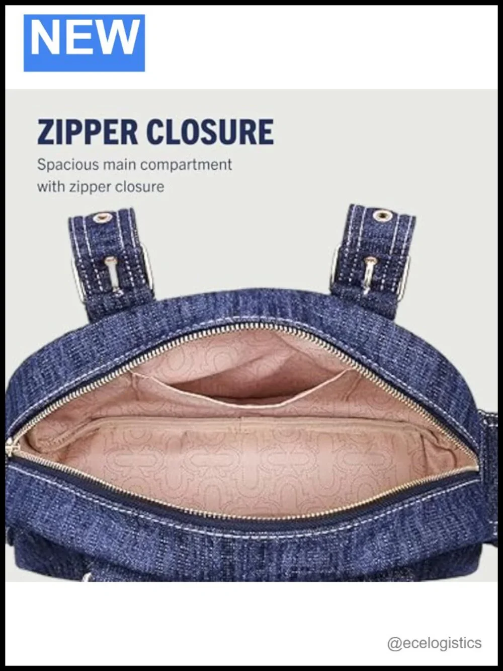 True Religion Satchel Bag Dark Denim Multi Patch